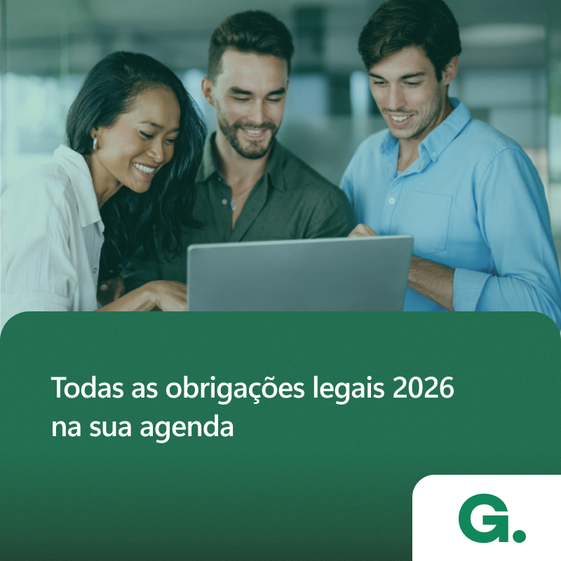 Calendario de obrigações legais 2026