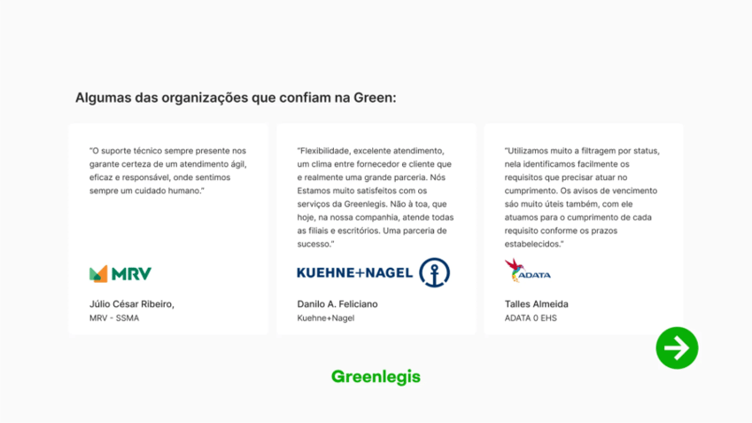 Conformidade legal e gestão de requisitos internos