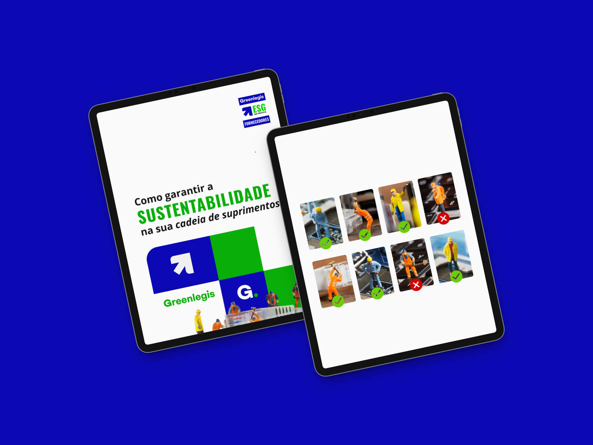 Mock up do e-Book Como garantir a sustentabilidade na sua cadeia de produção